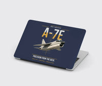 Thumbnail for A-7E Corsair II design on navy blue MacBook case