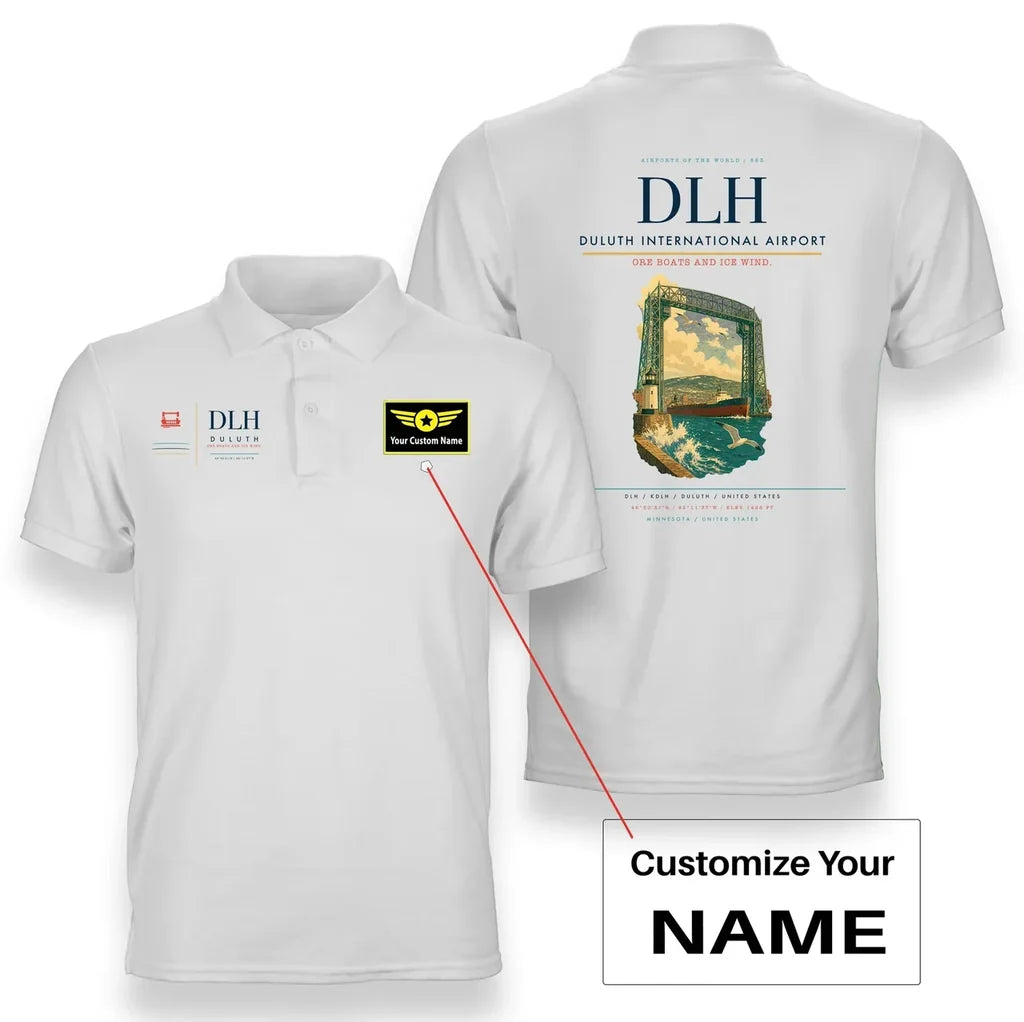 Duluth International Airport DLH White+Name