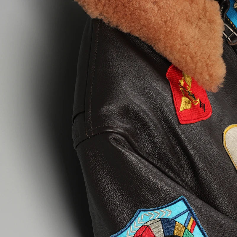 Genuine Leather TOP GUN TOPGUN Maverick Style Pilot Jackets - view 16