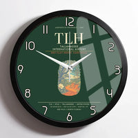 Thumbnail for Tallahassee International Airport TLH Wall-Clock Framed - Dark Green