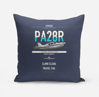 Thumbnail for Piper PA-28R Arrow III design on navy blue pillow