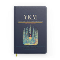 Thumbnail for Yakima Air Terminal (McAllister Field) (YKM) design on navy blue notebook