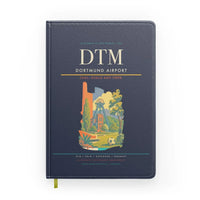 Thumbnail for Dortmund Airport (DTM) design on navy blue notebook