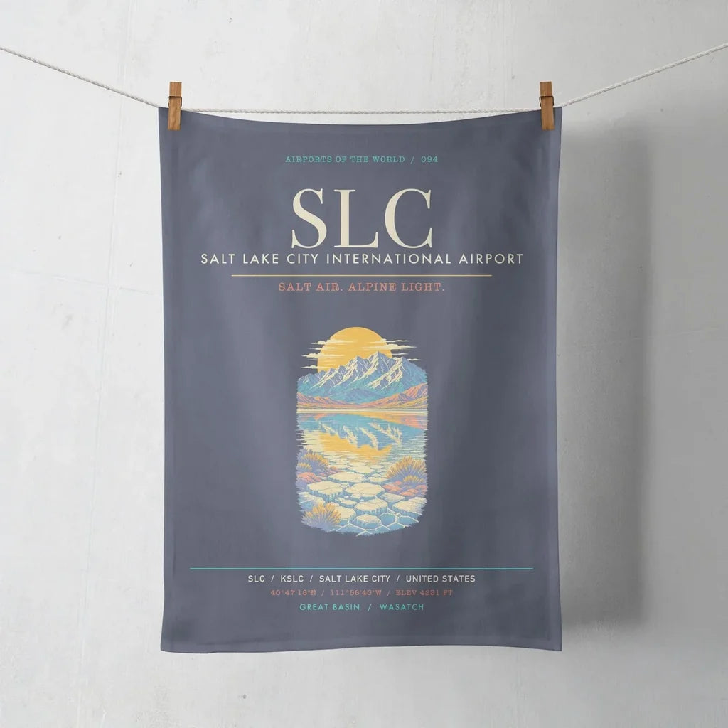 Salt Lake City International Airport SLC - Navy Blue