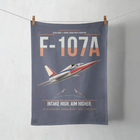 Thumbnail for F-107A Ultra Sabre design on navy blue towel