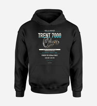 Thumbnail for TRENT 7000 design on black hoodie single side