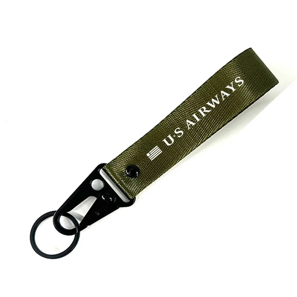 US Airways Hawk-shaped key chain, Dark Green+NO NAME