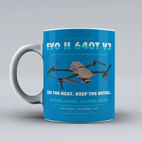 Thumbnail for EVO II Dual 640T V3 Mug design on turquoise autel