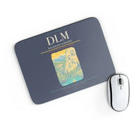 Thumbnail for Dalaman Airport (DLM) design on navy blue rectangle mouse pad