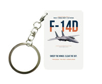 Thumbnail for F-14D TOMCAT Key Chain design on white key chain