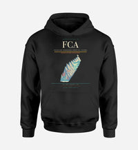 Thumbnail for Glacier Park International Airport (FCA) design on black hoodie single-side print