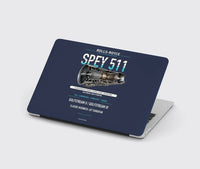 Thumbnail for SPEY 511 design on navy blue MacBook case