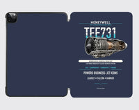 Thumbnail for TFE731 design on navy blue ipad tablet case