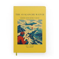 Thumbnail for VINTAGE G4344 - The Avalanche Watch - Designed Notebooks design on yellow