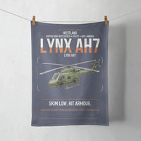 Thumbnail for Westland Lynx AH7 design on navy blue towel