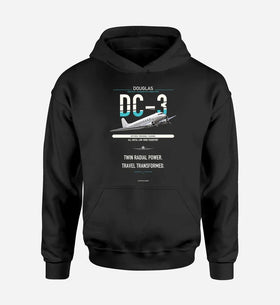 Single-Side Printing — Douglas DC-3 Double-Side Hoodie