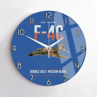 Thumbnail for F-4C Phantom II design on blue no frame wall clock