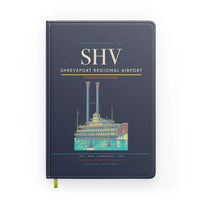 Thumbnail for Shreveport Regional Airport (SHV) design on navy blue notebook