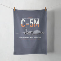Thumbnail for C-5M Super Galaxy design on navy blue towel