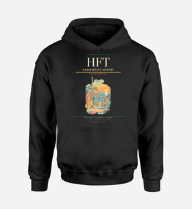 Single-Side Printing — Hammerfest Airport (HFT) Double-Side Hoodie