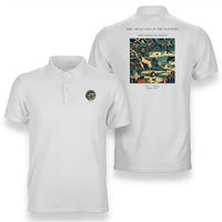 Thumbnail for VINTAGE G4269 - The Swallows In The Rafters - Double-Side Polo T-Shirt design on white