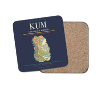 Thumbnail for Yakushima Airport (KUM) design on navy blue 1 piece coaster
