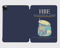 Thumbnail for Borg El Arab Airport (HBE) design on navy blue ipad tablet case