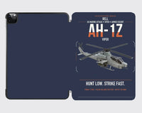 Thumbnail for Bell AH-1Z Viper design on navy blue ipad tablet case