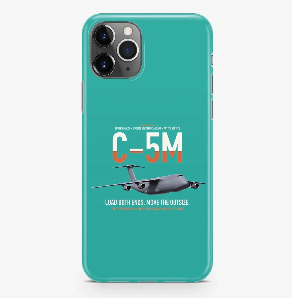 C-5M Super Galaxy design on turquoise magsafe iphone case, for iPhone Pro Max