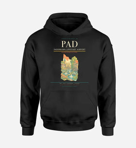Single-Side Printing — Paderborn Lippstadt Airport (PAD) Double-Side Hoodie