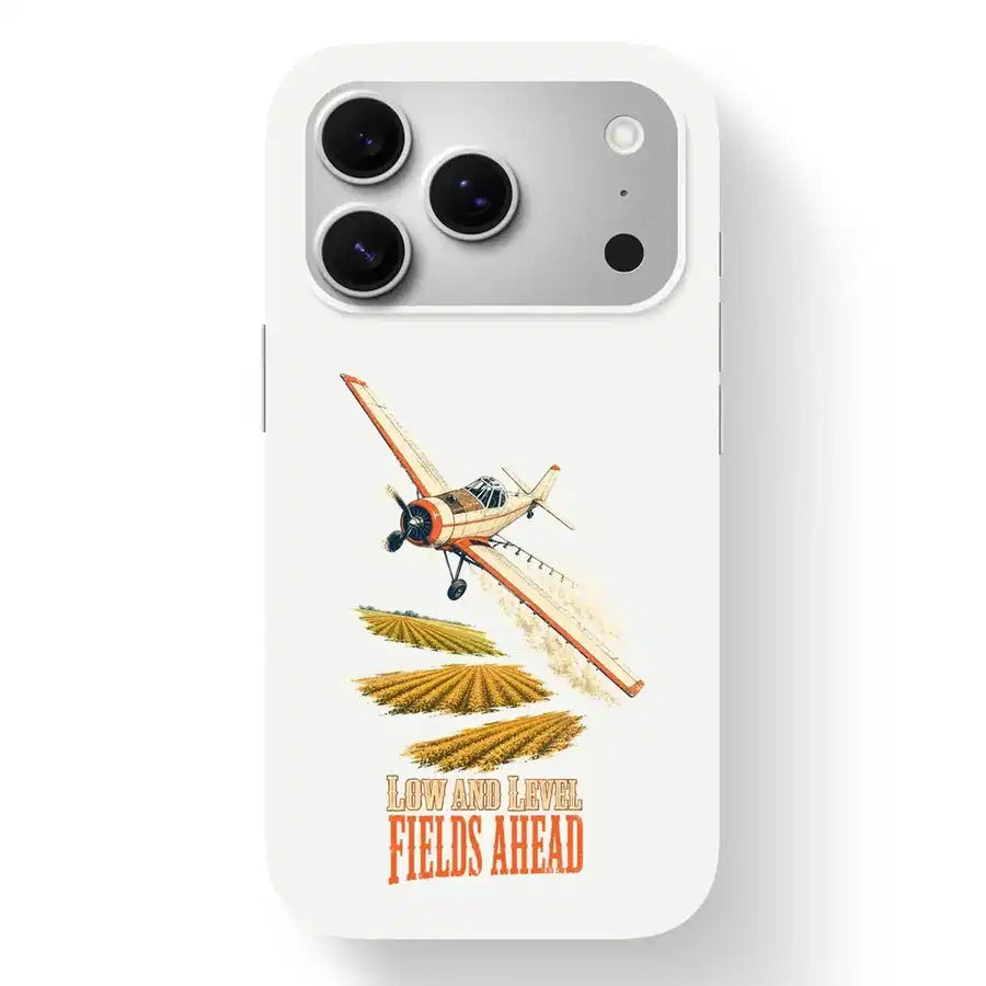 SIGNAL 587 - Low And Level Fields Ahead - MagSafe iPhone 17 Pro design on white magsafe iphone 17 pro