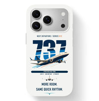 Thumbnail for Boeing 737 MAX 9 design on white magsafe iphone case
