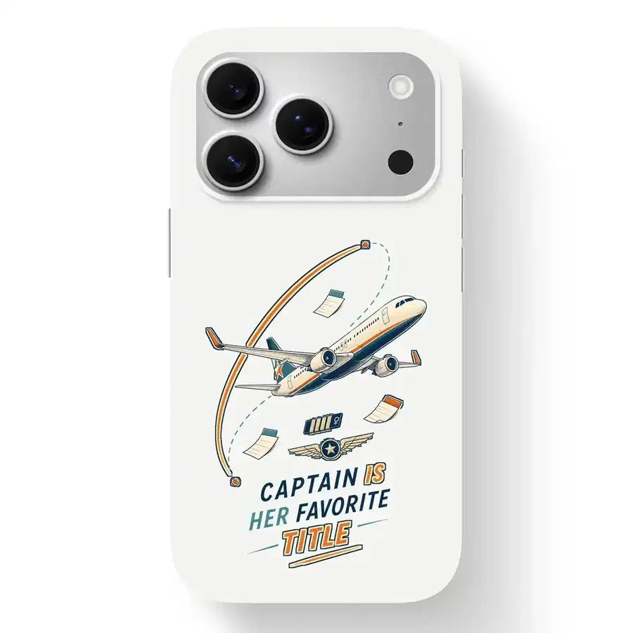SIGNAL 577 - Captain Is Her Favorite Title - MagSafe iPhone 17 Pro design on white magsafe iphone 17 pro