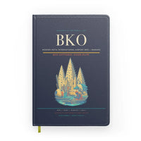 Thumbnail for Modibo Keita International Airport (BKO) design on navy blue notebook