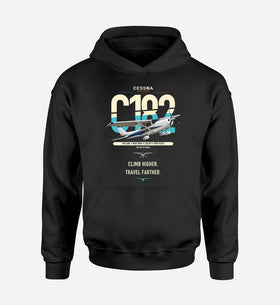 Single-Side Printing — Cessna 182 Skylane Double-Side Hoodie