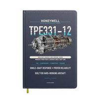 Thumbnail for TPE331-12 design on navy blue notebook