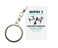 Thumbnail for DJI Inspire 3 Key Chain design on white key chain