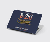 Thumbnail for B-25J Mitchell design on navy blue MacBook case
