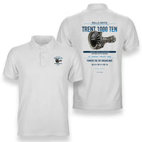 Thumbnail for TRENT 1000 TEN design on white polo