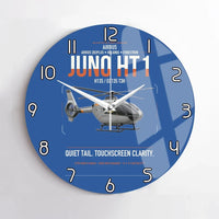 Thumbnail for Airbus H135 Juno HT1 design on blue no frame wall clock