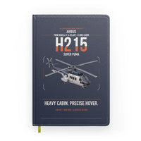 Thumbnail for Airbus H215 design on navy blue notebook