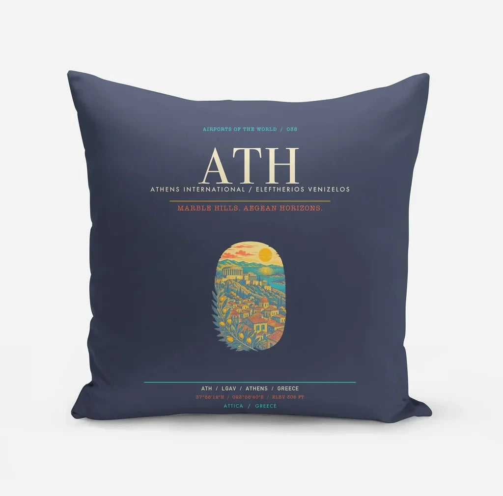 Athens International Eleftherios Venizelos Airport ATH - Navy Blue