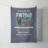 Thumbnail for PW2040 design on navy blue towel