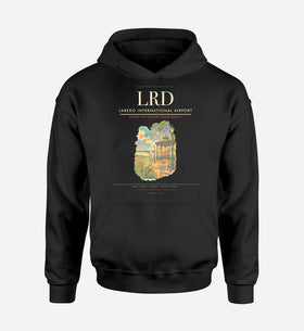 Single-Side Printing — Laredo International Airport (LRD) Double-Side Hoodie