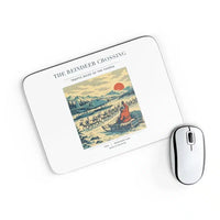 Thumbnail for VINTAGE G4350 - The Reindeer Crossing - Designed Mouse Pads design on white rectangle
