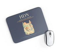 Thumbnail for Yampa Valley Airport (HDN) design on navy blue rectangle mouse pad