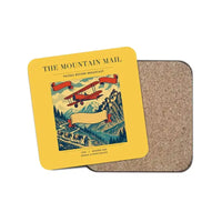 Thumbnail for The Mountain Mail - Designed Coasters design on yellow 1-piece