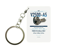 Thumbnail for V2500-A5 Key Chain design on white key chain