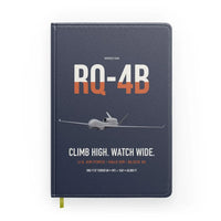 Thumbnail for RQ-4B Global Hawk design on navy blue notebook