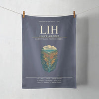 Thumbnail for Līhuʻe Airport (LIH) design on navy blue towel